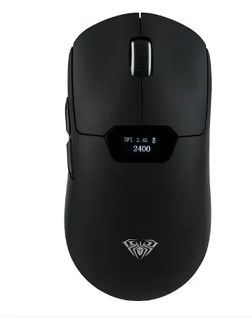 Perifericos Mouse Gamer AULA Wind Sc390 Negro Inalambrico+bth+ Cable Usb Inalambrico 3 Modos