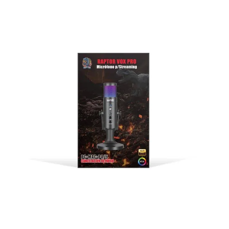 Perifericos Microfono RAPTOR VOX PRO VOX PRO CANCELACION DE RU