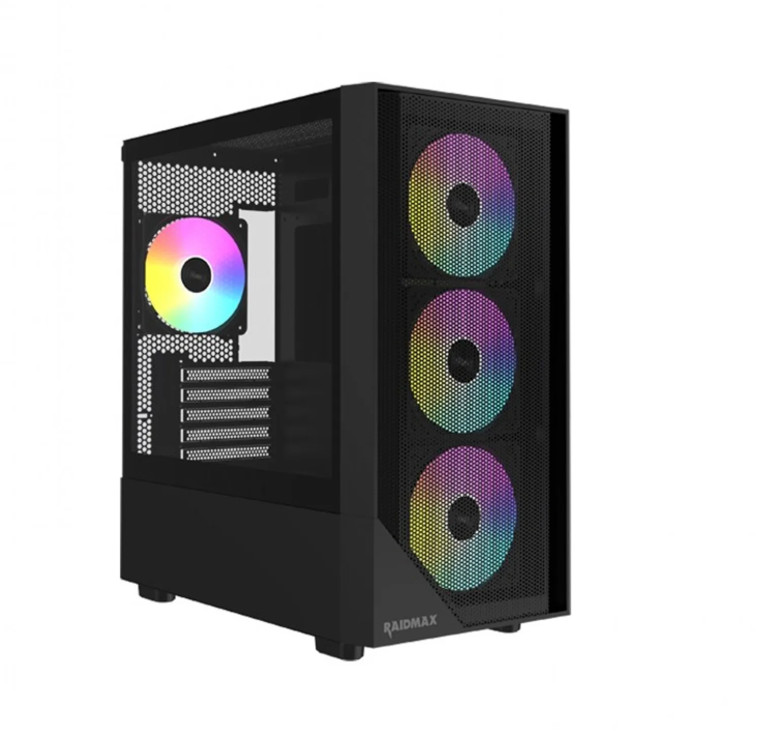 Gabinete Gamer Raidmax Meshian Series X609 Microatx Black — foto 11