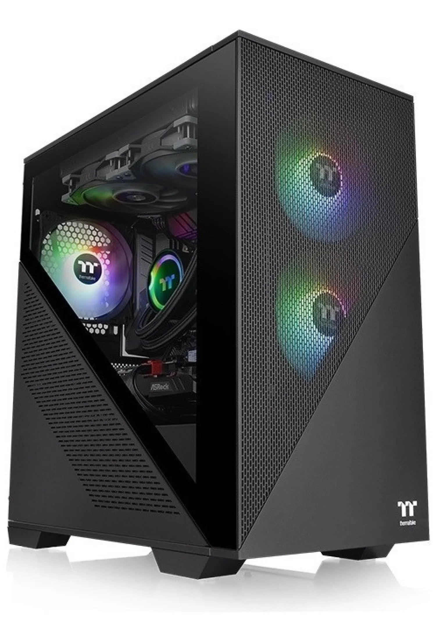 Gabinete Gamer Thermaltake Divider 170 Tg Argb Black Temp Glass — foto 7