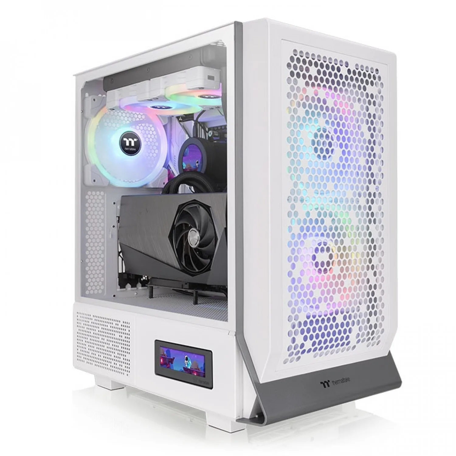 Gabinete Thermaltake Ceres 300 Tg Argb Snow White Tempered Glass — foto 6