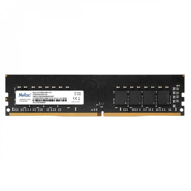 Memoria Netac Basic Ddr4 Dimm 8gb 3200 C16