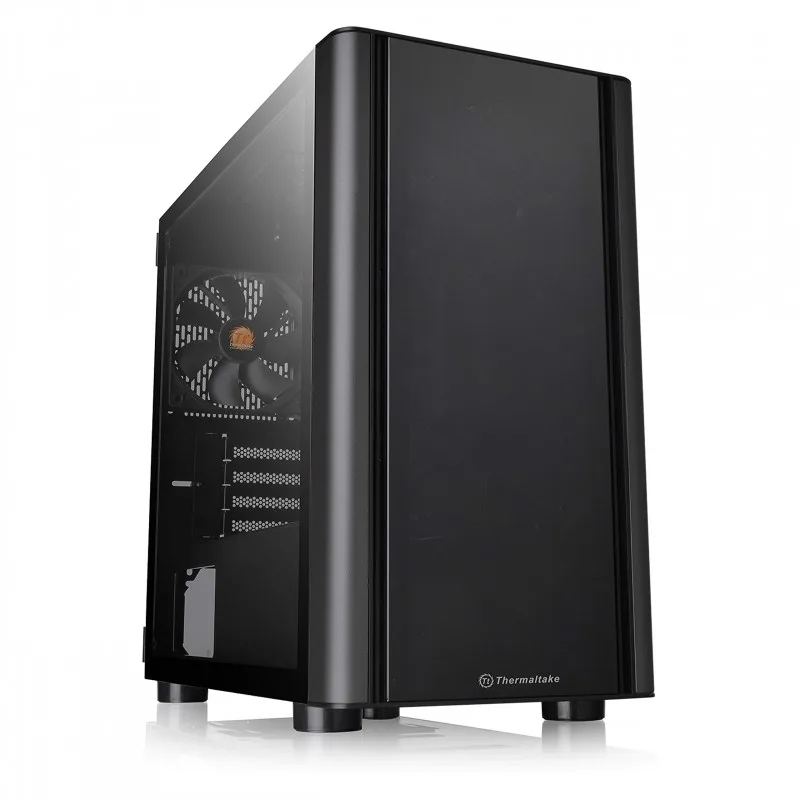 Gabinete Thermaltake V150 Tg Black Tempered Glass — foto 9