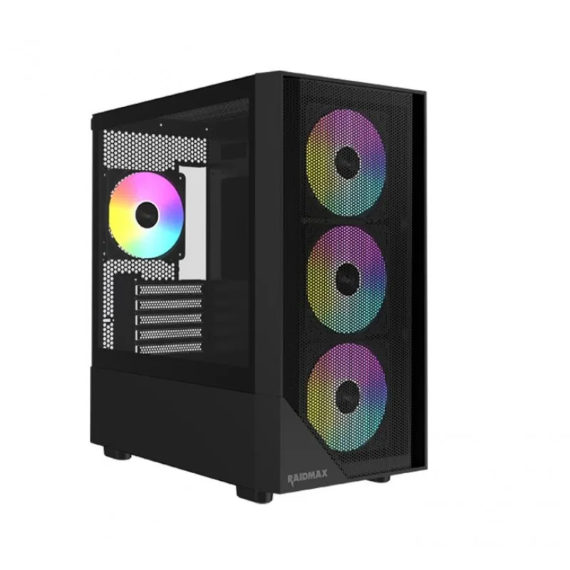 Gabinete Gamer Raidmax Meshian Series X609 Microatx Black — foto 12