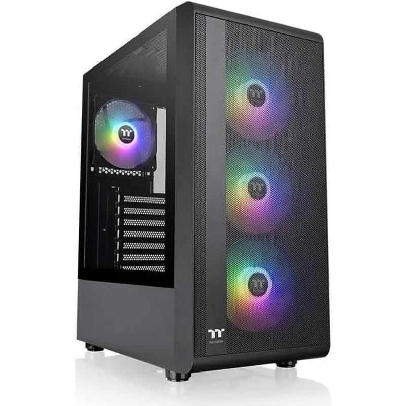 Gabinete Thermaltake S200 Plus Tg Argb Black Tempered Glass — foto 9