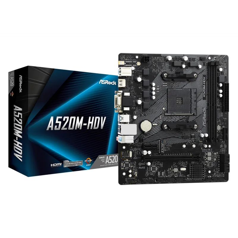 Mother Asrock (am4) A520m-hdv — foto 12