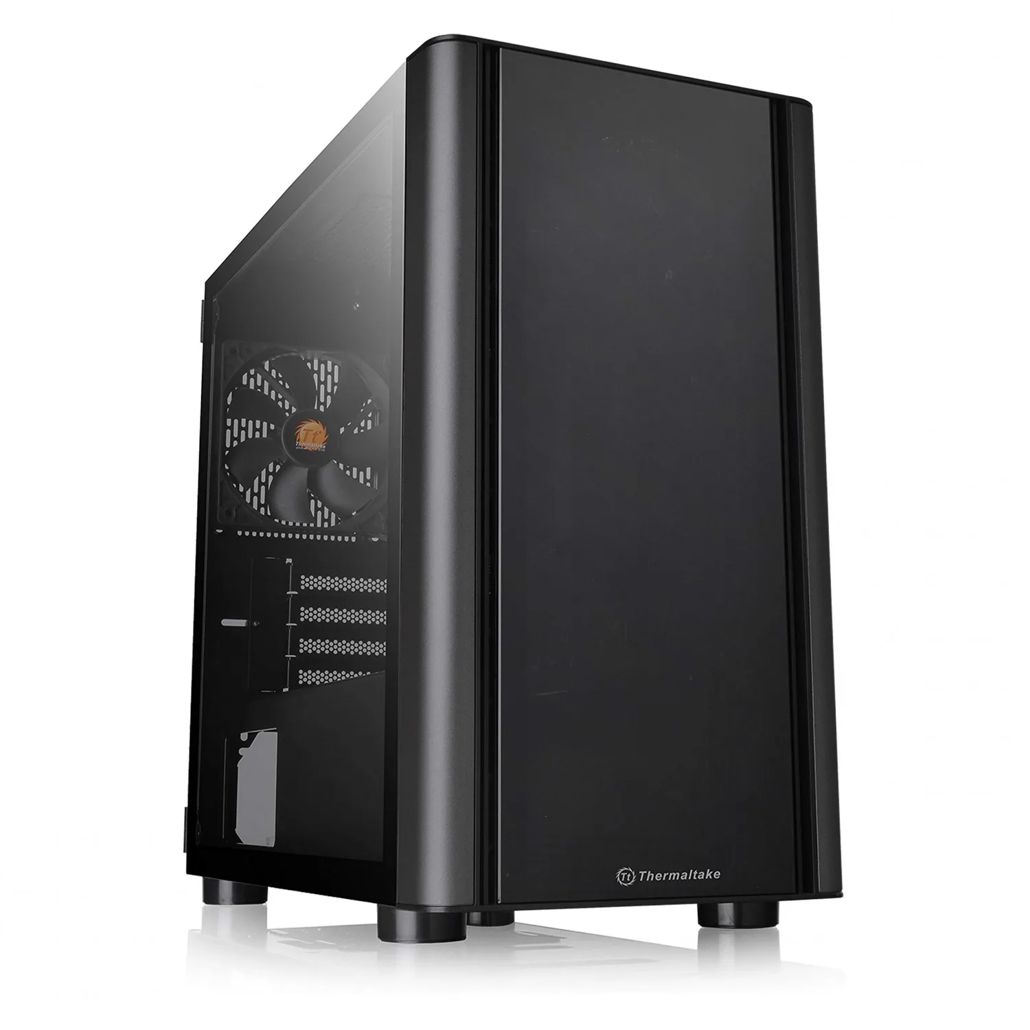Gabinete Thermaltake V150 Tg Black Tempered Glass — foto 8