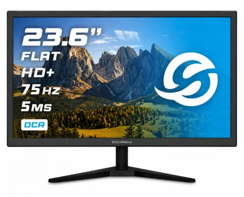 Monitor Solarmax 23.6 Full Hd Vga/hdmi Negro