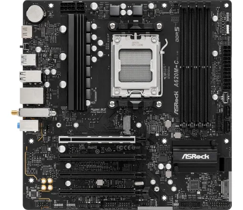 Mother Asrock (am5) A620m-c R2 Wifi-ax+bt (bulk)