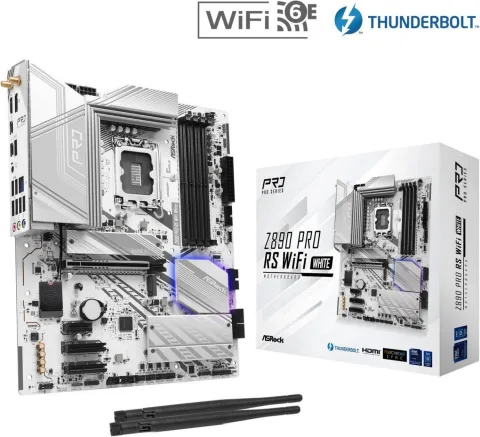 Mother Asrock (lga1851) Z890 Pro Rs Wifi White