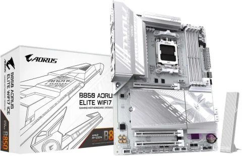 MOTHER GIGABYTE (AM5) B850 AORUS ELITE WF7 ICE