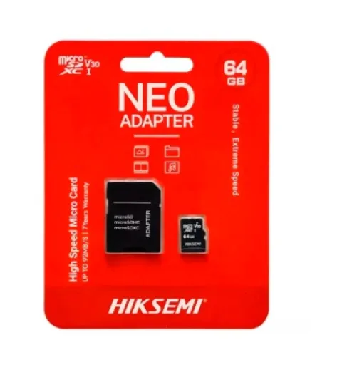 MicroSD 64GB HIKSEMI MICRO SD 64GB V10 MICRO SD 64GB NEO ADAPTER